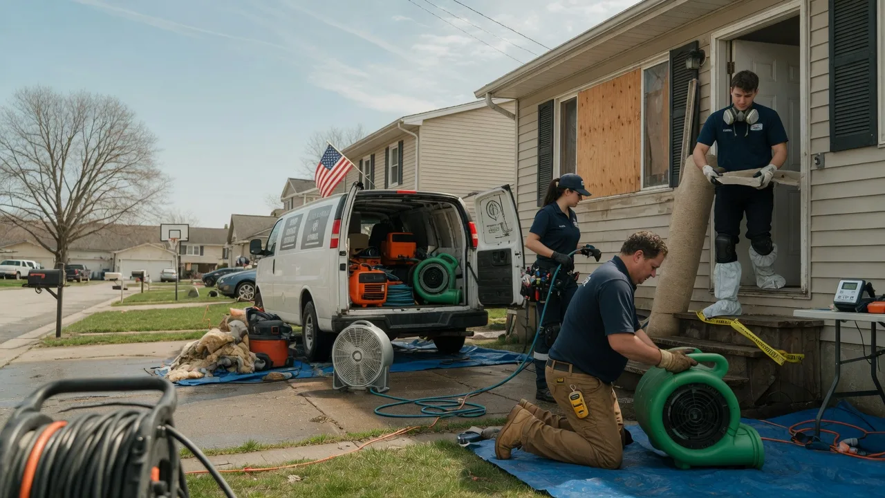Water Damage Restoration in Aleppo, PA near me